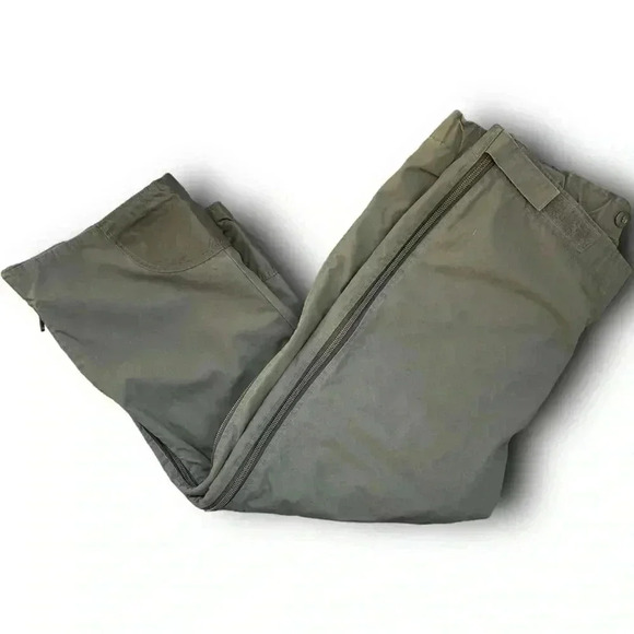 gorpcore military snow pants mens 38 military side zipper fleece lined‎ utility - Picture 1 of 9